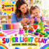 Super Light Clay – samosušeća masa za modelovanje i oblikovanje, 12 boja + 3 alata