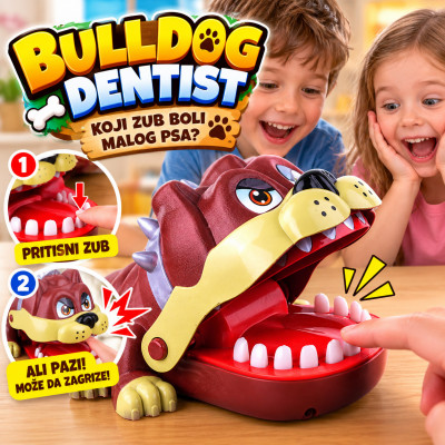 Igra za decu Bulldog Dentist - Koji zub boli malog psa