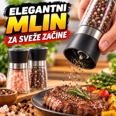 Elegantni mlin za sveže začine