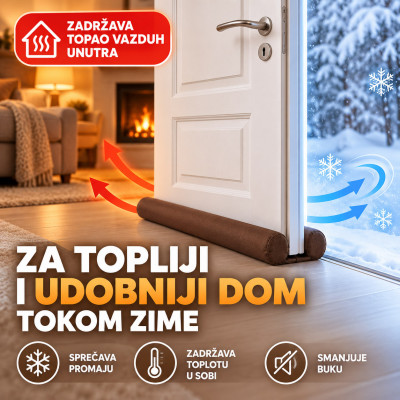 Dvostruki izolator za vrata – zaštita od promaje i hladnog vazduha