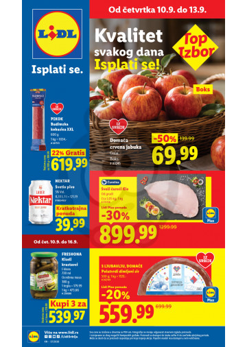 Nedeljna Akcija Septembar