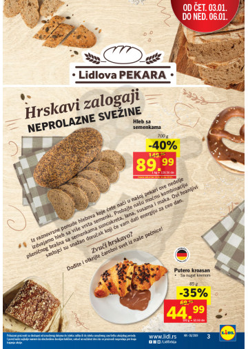 Lidl Srbija Katalog Akcija 03 01 09 01 2019 Kuda U Kupovinu
