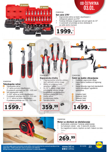Lidl Srbija Katalog Akcija 03 01 09 01 2019 Kuda U Kupovinu
