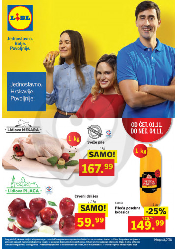 Lidl Srbija Katalog Akcija 01 11 07 11 2018 Kuda U Kupovinu