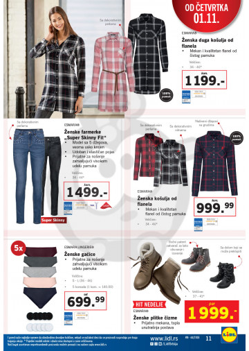 Lidl Srbija Katalog Akcija 01 11 07 11 2018 Kuda U Kupovinu