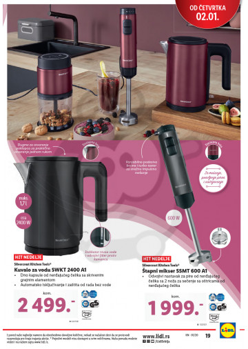 Lidl Srbija Katalog Akcija 02 01 08 01 2020 Kuda U Kupovinu
