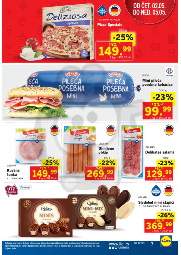 Lidl Srbija Katalog Akcija 02 05 08 05 2019 Kuda U Kupovinu