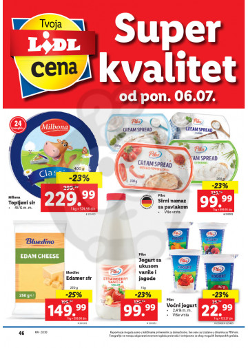 Lidl Srbija Katalog Akcija 02 07 08 07 2020 Kuda U Kupovinu