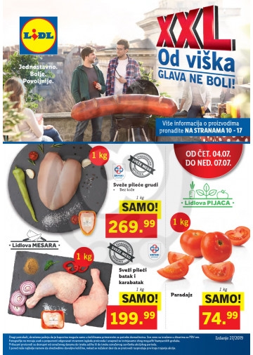 Lidl Srbija Katalog Akcija 04 07 10 07 2019 Kuda U Kupovinu