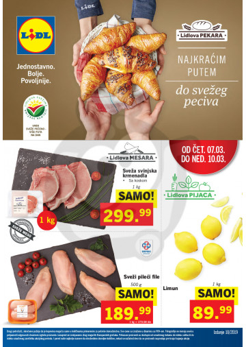 Lidl Srbija Katalog Akcija 07 03 13 03 2019 Kuda U Kupovinu