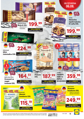 LIDL SRBIJA Katalog Akcija 06.08. - 12.08.2020. | Kuda u Kupovinu