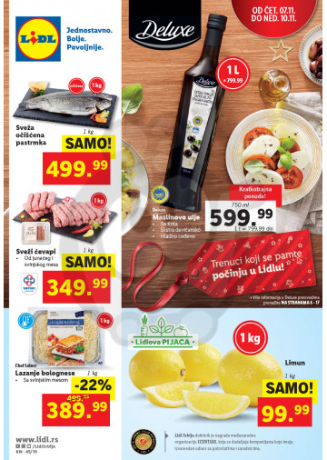 Lidl Srbija Katalog Akcija 07 11 13 11 2019 Kuda U Kupovinu