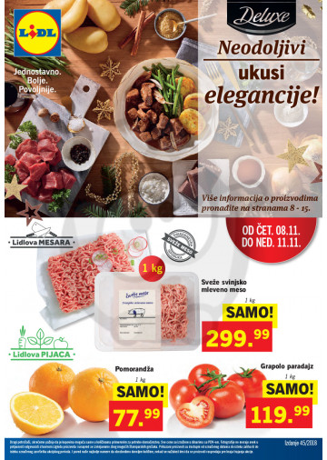 Lidl Srbija Katalog Akcija 08 11 14 11 2018 Kuda U Kupovinu
