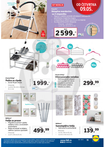 Lidl Srbija Katalog Akcija 09 05 15 05 2019 Kuda U Kupovinu