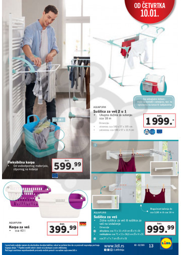 Lidl Srbija Katalog Akcija 10 01 16 01 2019 Kuda U Kupovinu