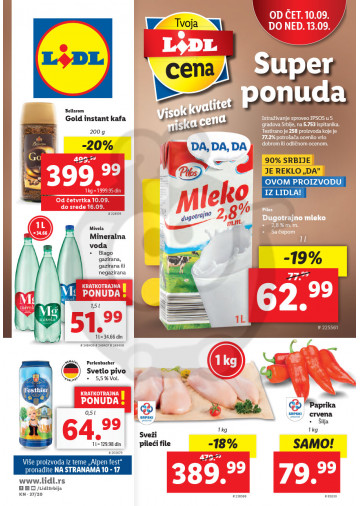 Lidl Srbija Katalog Akcija 10 09 16 09 2020 Kuda U Kupovinu