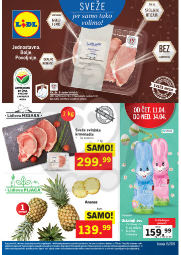 Lidl Srbija Katalog Akcija 11 04 17 04 2019 Kuda U Kupovinu