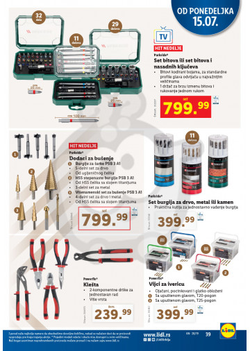 Lidl Srbija Katalog Akcija 11 07 17 07 2019 Kuda U Kupovinu