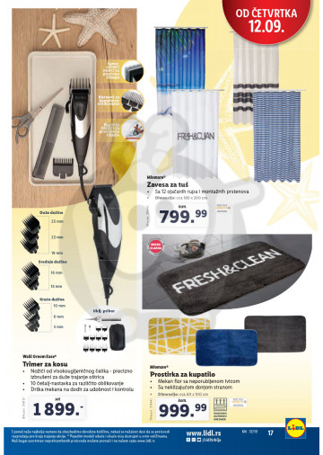 Lidl Srbija Katalog Akcija 12 09 18 09 2019 Kuda U Kupovinu