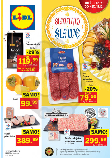 Lidl Srbija Katalog Akcija 12 12 18 12 2019 Kuda U Kupovinu
