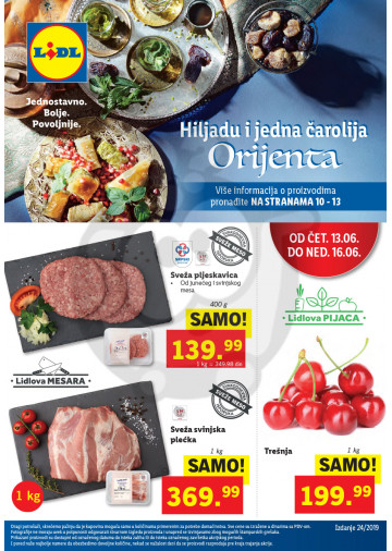Lidl Srbija Katalog Akcija 13 06 19 06 2019 Kuda U Kupovinu