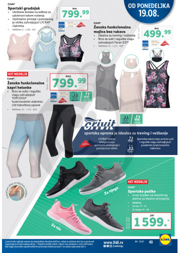 Lidl Srbija Katalog Akcija 15 08 21 08 2019 Kuda U Kupovinu