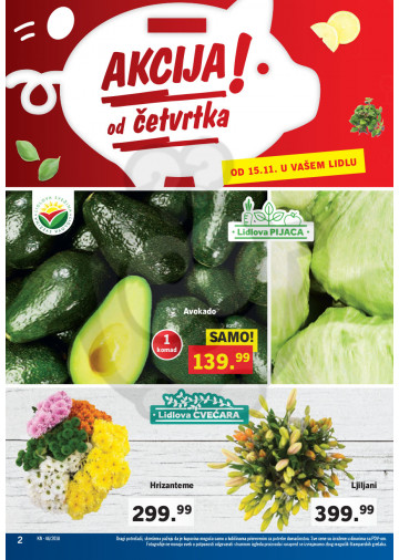 Lidl Srbija Katalog Akcija 15 11 21 11 2018 Kuda U Kupovinu