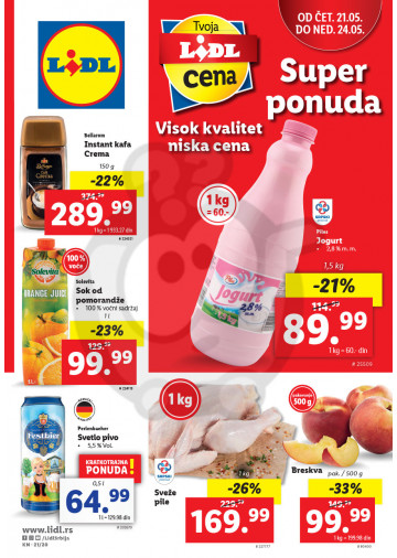 Lidl Srbija Katalog Akcija 21 05 27 05 2020 Kuda U Kupovinu
