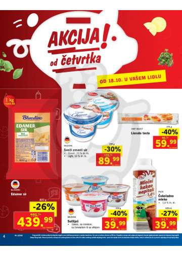 Lidl Srbija Katalog Akcija 18 10 24 10 2018 Kuda U Kupovinu
