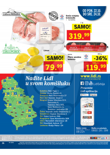 Lidl Srbija Katalog Akcija 18 10 24 10 2018 Kuda U Kupovinu