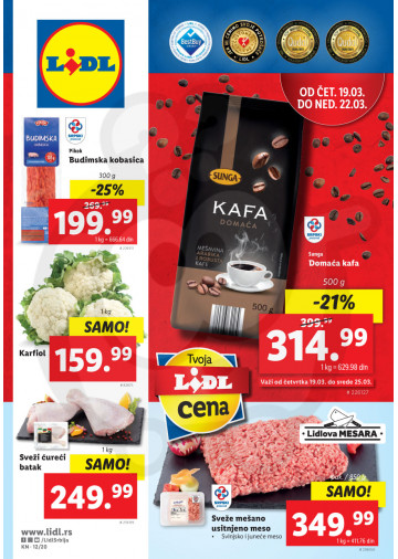 Lidl Srbija Katalog Akcija 19 03 25 03 2020 Kuda U Kupovinu