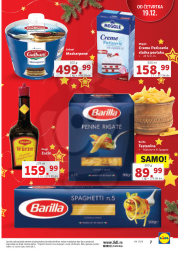 Lidl Srbija Katalog Akcija 19 12 25 12 2019 Kuda U Kupovinu