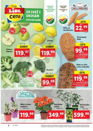 LIDL SRBIJA Katalog Akcija 20.02. - 26.02.2020. | Kuda u Kupovinu