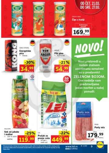 Lidl Srbija Katalog Akcija 21 03 27 03 2019 Kuda U Kupovinu