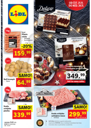 Lidl Srbija Katalog Akcija 21 11 27 11 2019 Kuda U Kupovinu