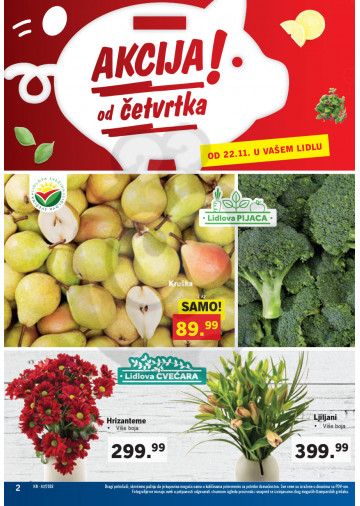 Lidl Srbija Katalog Akcija 22 11 28 11 2018 Kuda U Kupovinu