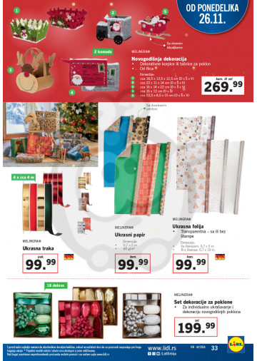 Lidl Srbija Katalog Akcija 22 11 28 11 2018 Kuda U Kupovinu