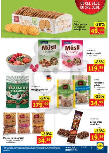 Lidl Srbija Katalog Akcija 24 01 30 01 2019 Kuda U Kupovinu