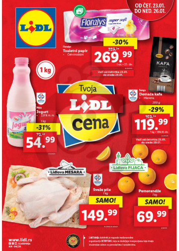Lidl Srbija Katalog Akcija 23 01 29 01 2020 Kuda U Kupovinu