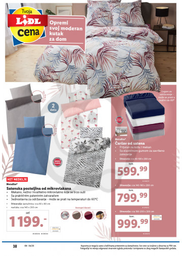 Lidl Posteljina Akcija