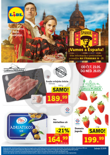 Lidl Srbija Katalog Akcija 23 05 29 05 2019 Kuda U Kupovinu