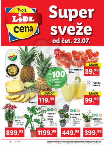 Lidl Srbija Katalog Akcija 23 07 29 07 2020 Kuda U Kupovinu