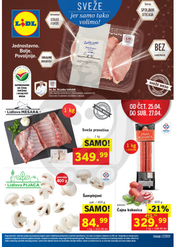 Lidl Srbija Katalog Akcija 25 04 01 05 2019 Kuda U Kupovinu