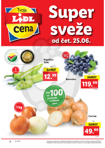 Lidl Srbija Katalog Akcija 25 06 01 07 2020 Kuda U Kupovinu