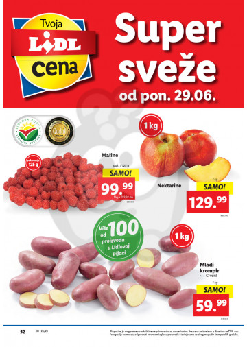 Lidl Srbija Katalog Akcija 25 06 01 07 2020 Kuda U Kupovinu