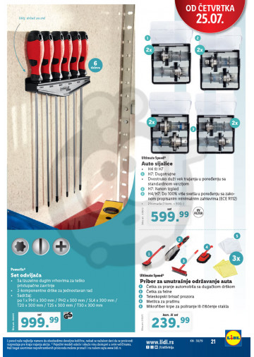 Lidl Srbija Katalog Akcija 25 07 31 07 2019 Kuda U Kupovinu