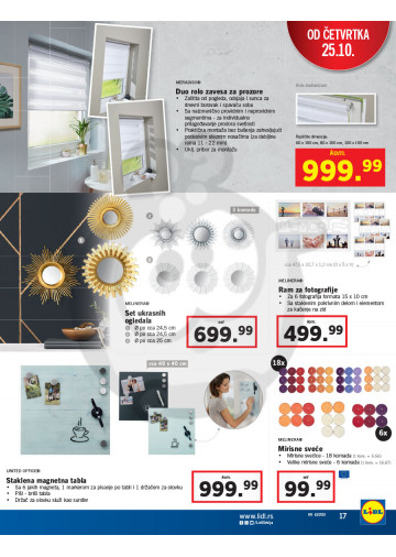 Lidl Srbija Katalog Akcija 25 10 31 10 2018 Kuda U Kupovinu