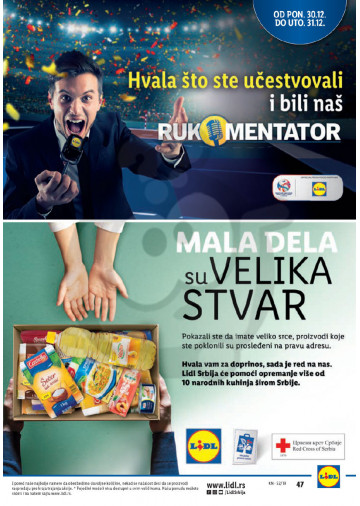Lidl Srbija Katalog Akcija 26 12 31 12 2019 Kuda U Kupovinu