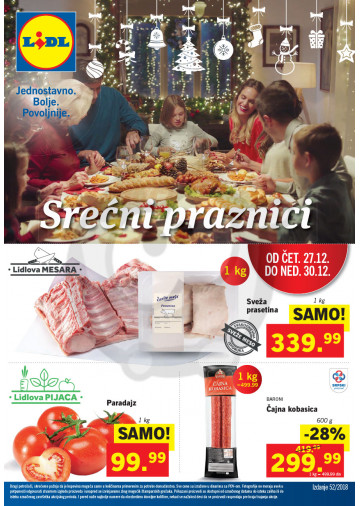 Lidl Srbija Katalog Akcija 27 12 2018 02 01 2019 Kuda U Kupovinu