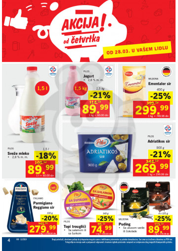 Lidl Srbija Katalog Akcija 28 03 03 04 2019 Kuda U Kupovinu